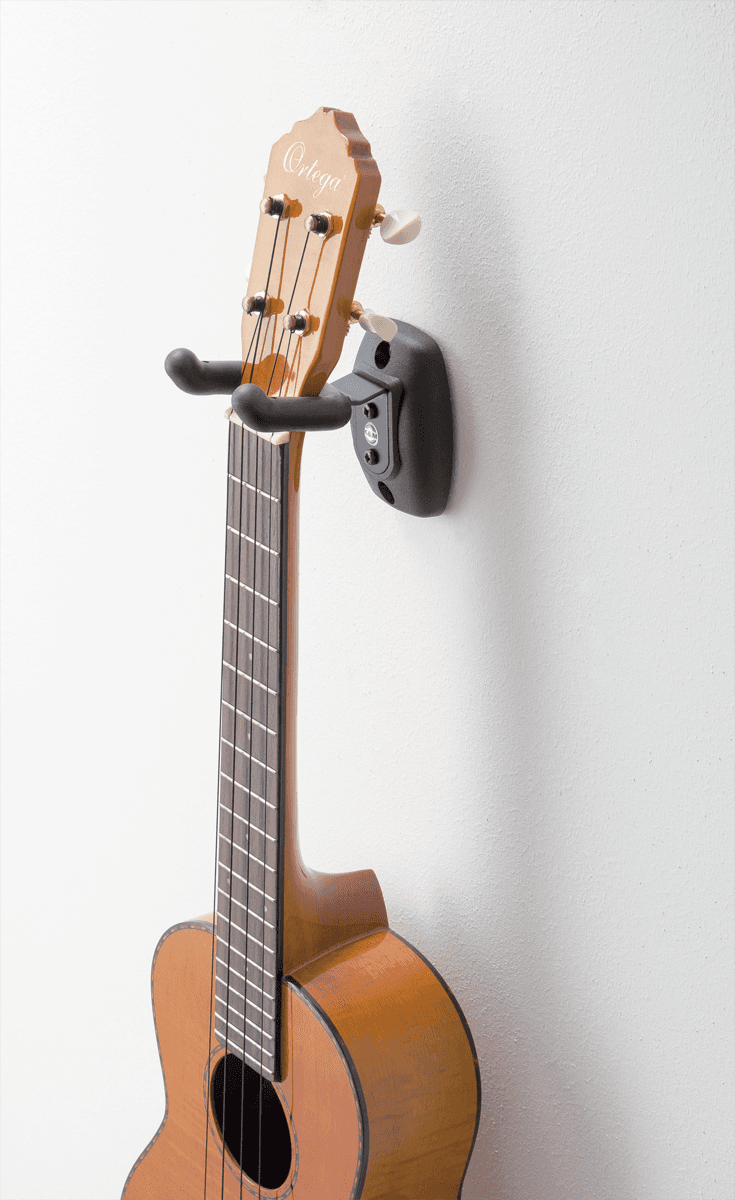Ukulele-Wandhalterung - Schwarz - 16590