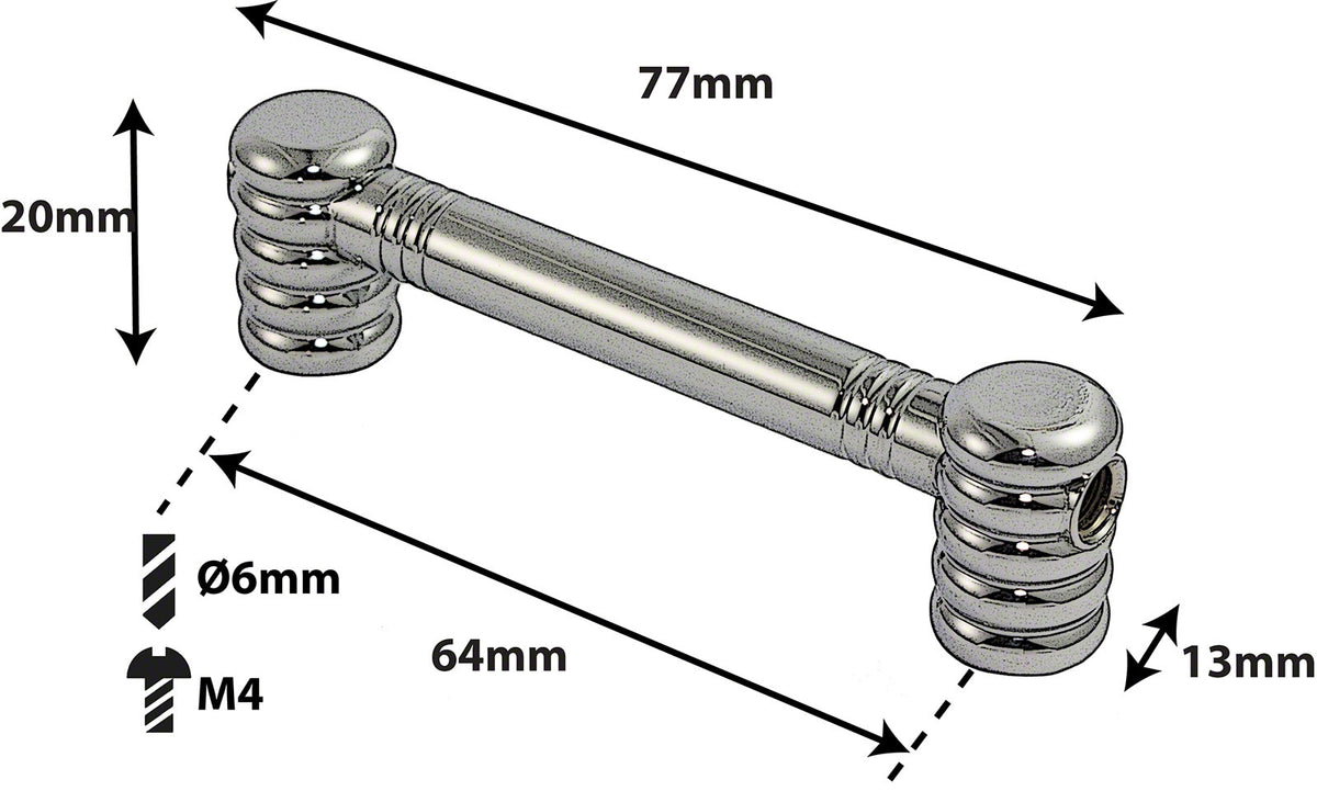 TL5D64 - SPANNBCKCHEN TUBELUG - 64MM - DOPPELTE SPANNSCHRAUBEN (X1)