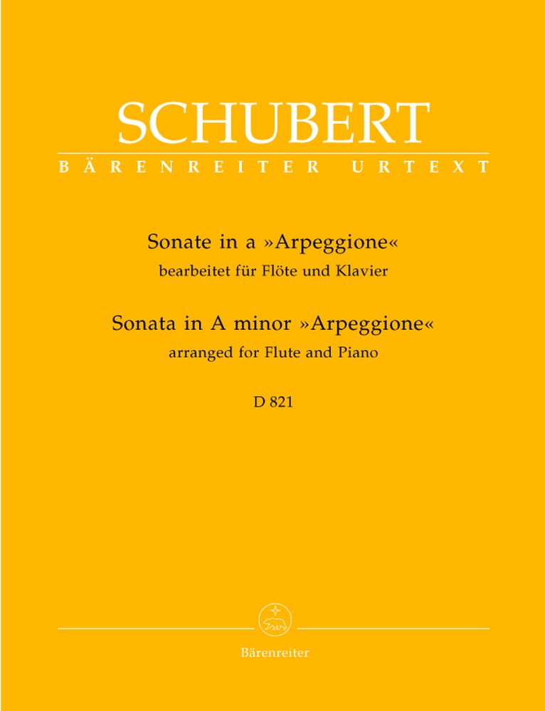 Schubert F. - Sonate Eggione En La Mineur D 821 - Flute Piano