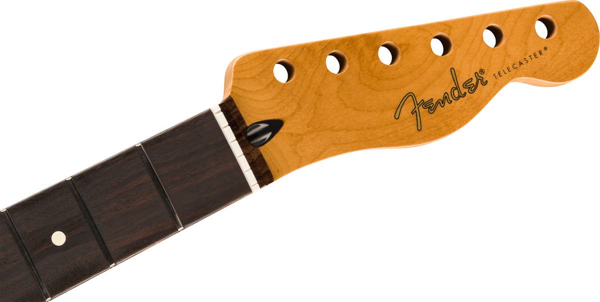 Satinierter gerösteter Ahorn-Fat-Tele-Hals, 22 Medium Jumbo, 9.5, RW, U-Form