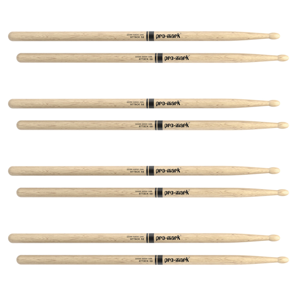 PW5BW-4P Classic Attack 5B Shira Kashi Eiche Ovalspitze 4 Paare