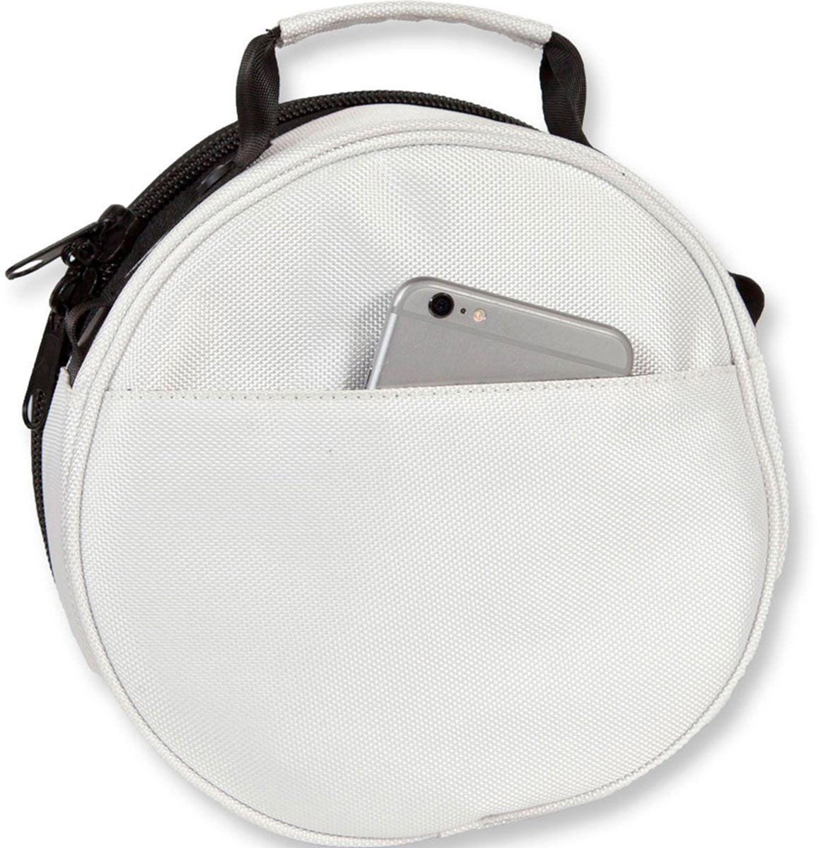 Weiße Kopfhörertasche