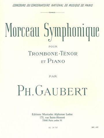 Morceau symphonique pour trombone ténor et piano