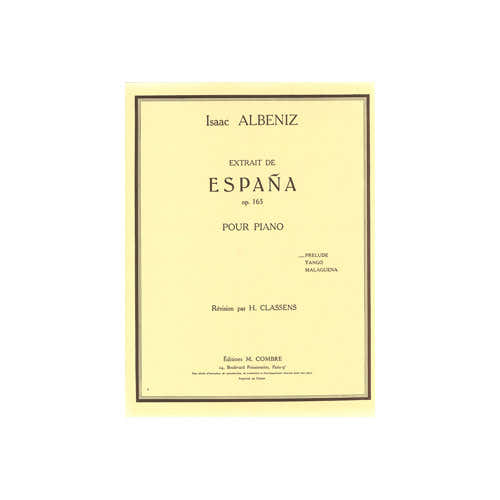 Albeniz - Espana Op.165 PrÃ©lude - Piano