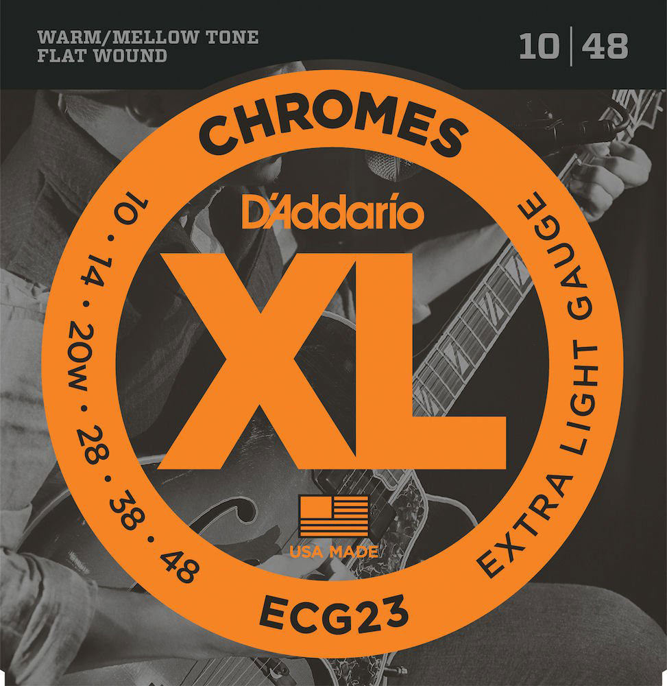 D'ADDARIO FLAT WOUND ECG23 10 14 20 28 38 48