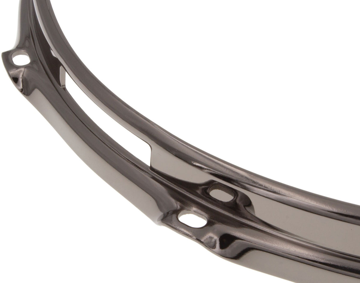 HS23-14-8SBK - 14" Spannreifen Snareunterseite 8-Loch Schwarze S-Stil dreifache Flansch 2.3mm