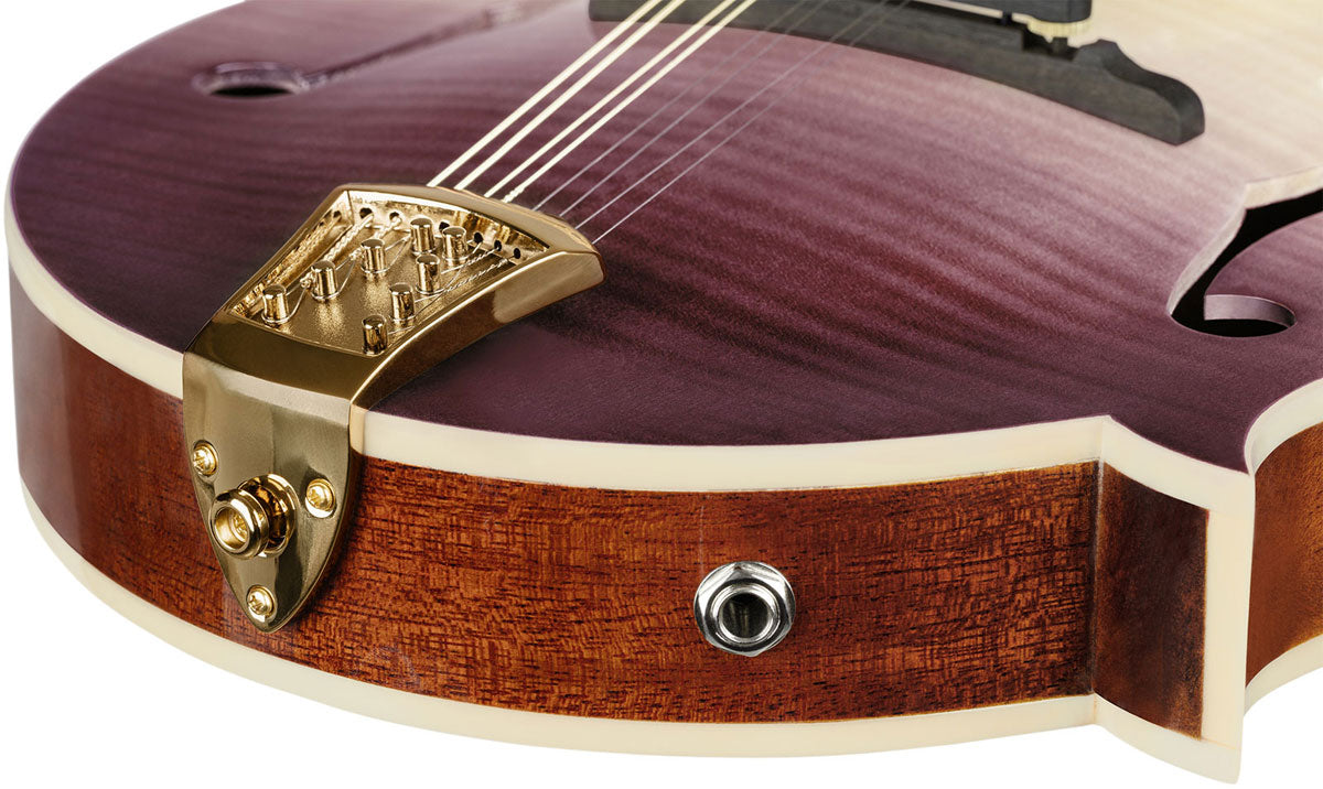 Americana F-Style Mandoline + Croco-Lederkoffer