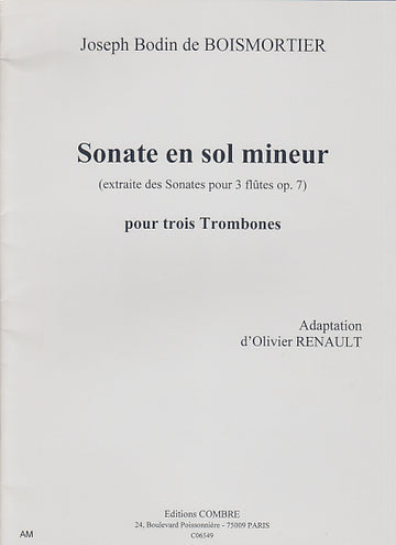 Boismortier - Sonate in g-Moll - 3 Posaunen