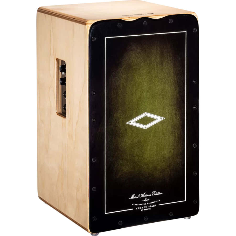 Paesldob - Cajon Vorverstärkt Artisan Olive Burst - Überholt