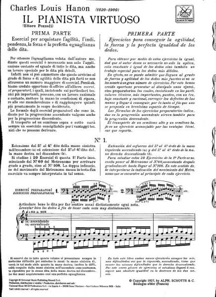 HANON C.L. - PIANISTA VIRTUOSO 60 ESERCIZI - PIANO
