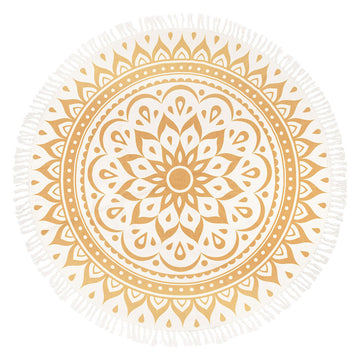 SONIC ENERGY MEDITATION RUG VINTAGE GOLD
