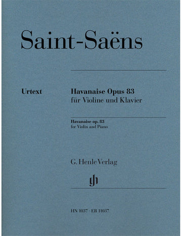 SAINT-saens C. - Havanaise In E Major Op.83 - Violon & Piano