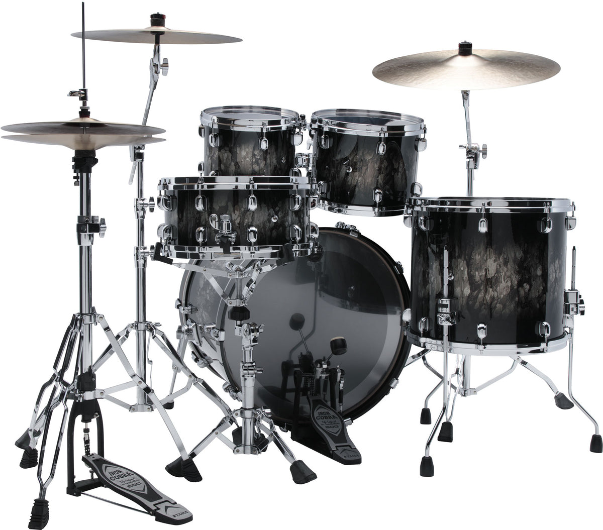 WBS42S-MPB - Starclassic Walnut/Birch Stage 22" Molten Platinum Burst
