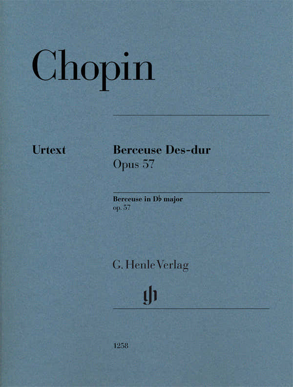 Chopin F. - Berceuse En Re Bemol Op.57 - Piano