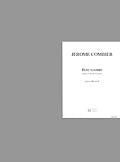COMBIER JEROME - BOIS SOMBRE - DANS LE JOUR VACANT - ALTO SOLO