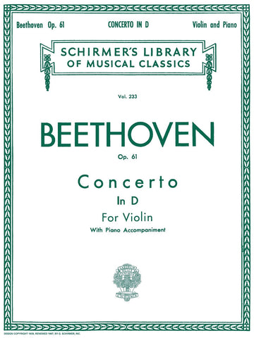 Violin Concerto In D Major Op. 61