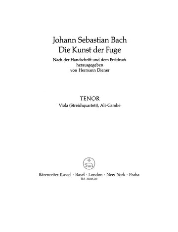 Bach J.S. - Die Kunst Der Fuge