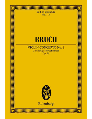 Bruch - Concert No. 1 Sol Mineur Op. 26 - Violon et Orchestre