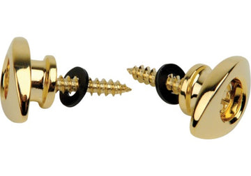 Elliptische Gurtknöpfe Gold
