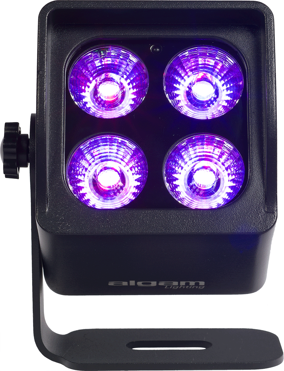 BATTERY PAR 4 X4W RGB+WW IR WIRELESS DMX IP65