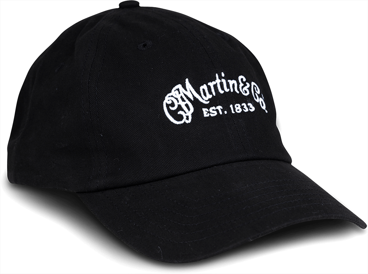 C.F. Martin & Co Cap,Ballcap,Cotton,Scriptlogo,Black