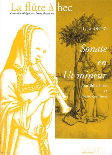 Detry Louis - Sonate in c-Moll - Blockflöte BC