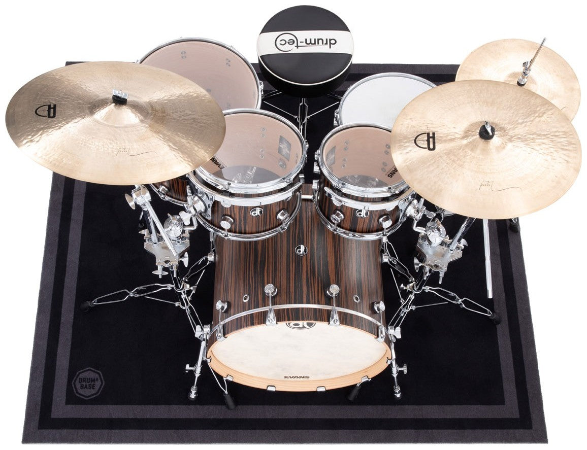 Freie Aufhà¤ngung & 27dB Trittschallreduzierung - Drumteppich 1.85 x 1.65m - Stage Black