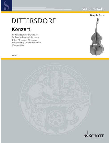 DITTERSDORF K.D. - CONCERTO E MAJOR - DOUBLE BASS AND ORCHESTRA