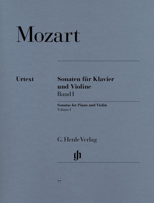 Moz W.A. - Sonatas For Piano And Violin Volume I