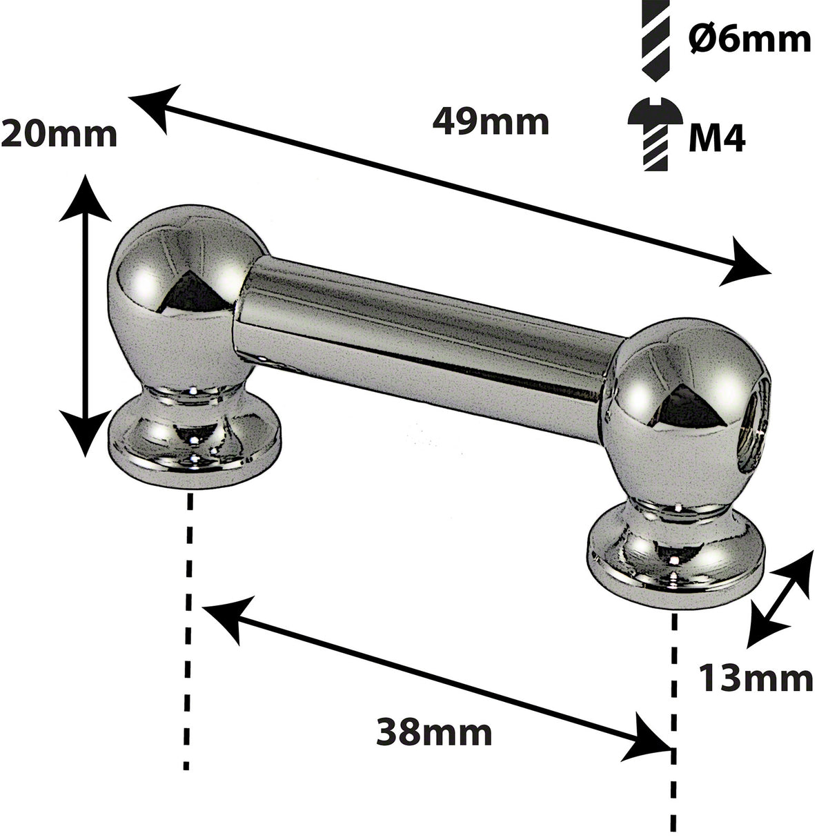 TL1D38 - SPANNBCKCHEN TUBELUG - 38 MM - DOPPELTE SPANNSCHRAUBEN (X1)