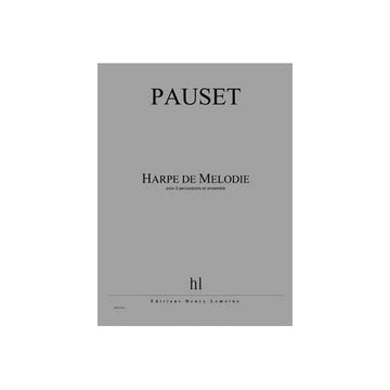 Pauset - Harpe De Mélodie - 2 Percussions und Ensemble