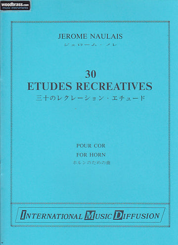 Naulais - 30 Études Récréatives - Horn