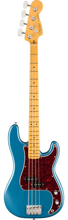 American Professional Classic Precision Bass MN Verblasstes Lake Placid Blue