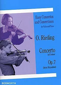 Rieding Oscar - Konzert Op.7 in e-Moll - Violine und Klavier