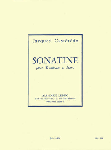 Casterede Jacques - Sonatine - Trombone & Piano