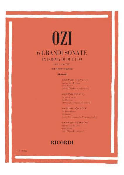 OZI E. - 6 GRANDI SONATE IN FORMA DI DUETTO - BASSON