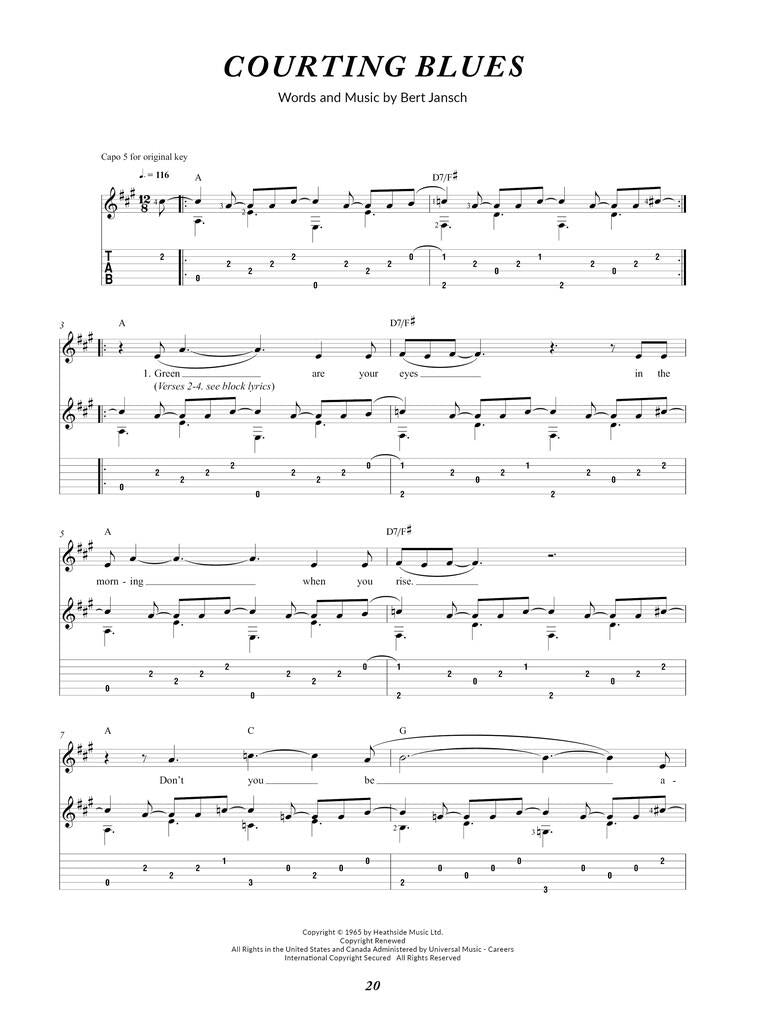 The Bert Jansch Songbook Vol.2 Guitare