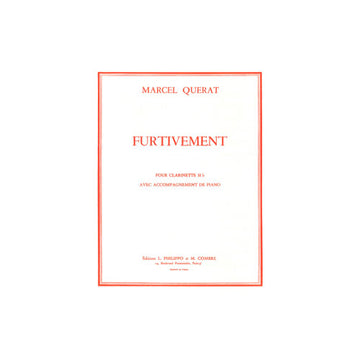 Querat - Furtivement - Clarinette et Piano