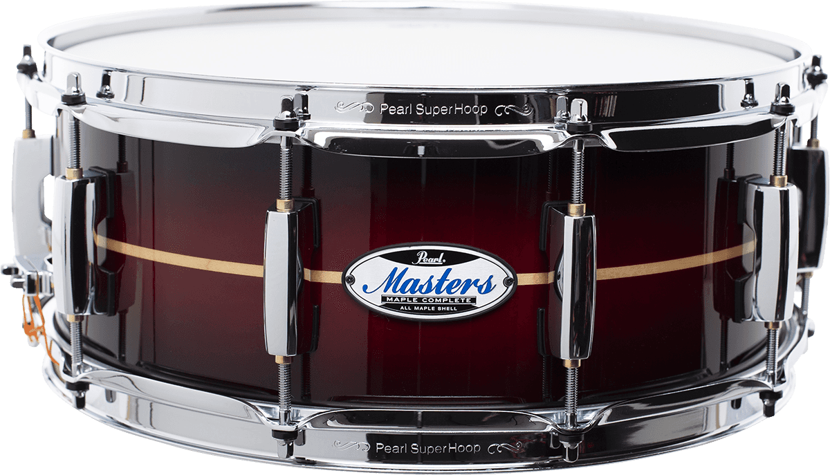 Masters Maple Complete 14X5.5 Roter Burst Streifen