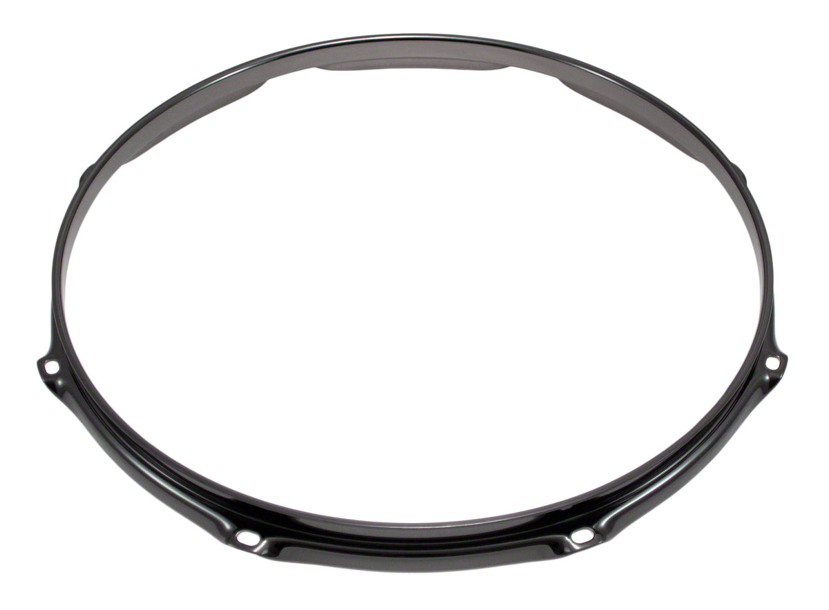 H23-12-8BK - 12" SPANNREIFEN 8-LOCH SCHWARZE SUPER DREIFACHE FLANSCH 2.3MM