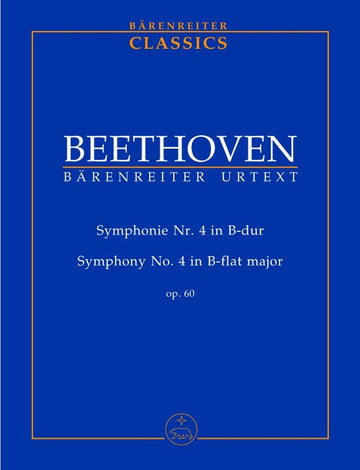 Beethoven L.von - Symphonie N°4 En Mib Majeur Op.60 - Taschenpartitur