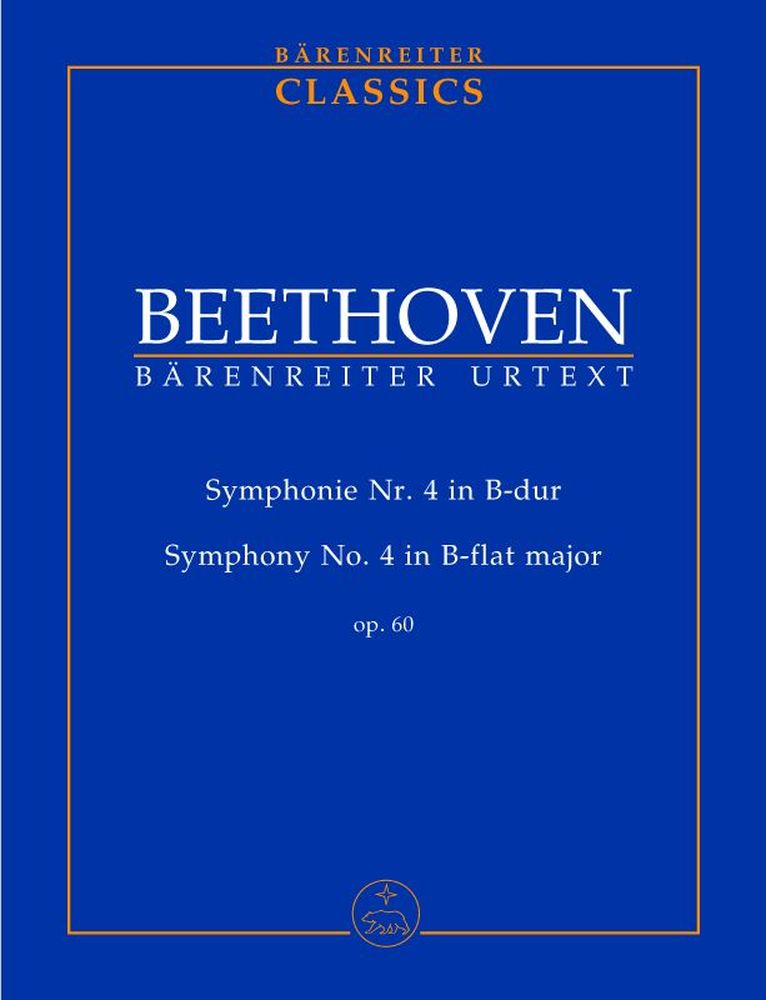 Beethoven L.von - Symphonie N°4 En Mib Majeur Op.60 - Taschenpartitur