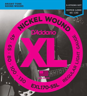 EXL170-5SL Nickel umsponnen superlange Mensur leicht 5C 45-130