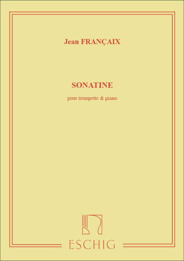 Francaix J. - Sonatine - Trompette et Piano
