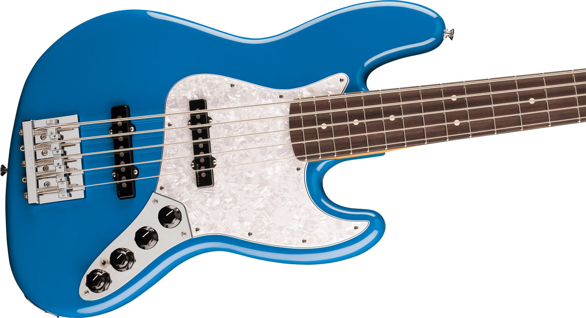 Jazz Bass V Active Player II Modified RW Elektrikblau