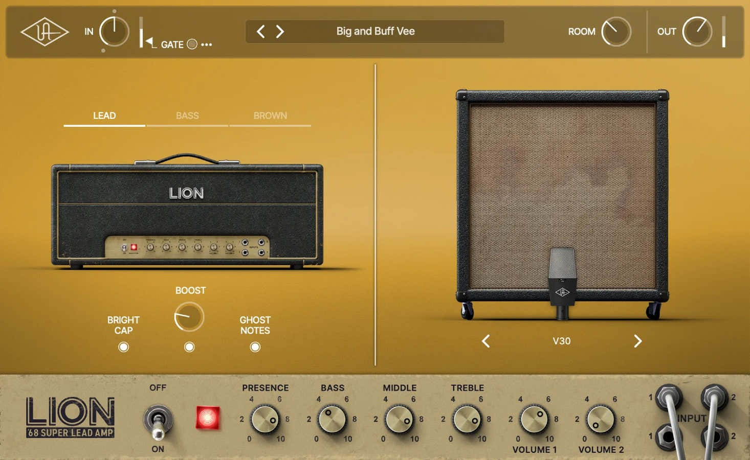 UAD Lion 68 Super-Lead-Verstärker