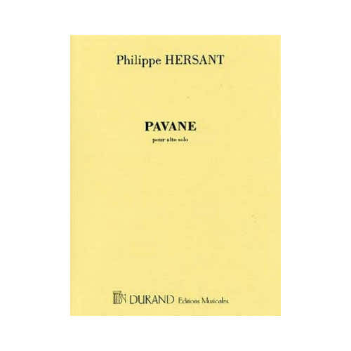 HERSANT P. - PAVANE - ALTO SEUL