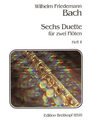 BACH W.F. - SECHS DUETTE HEFT 2