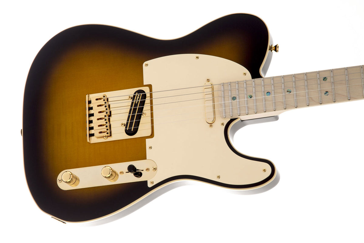 Telecaster Signatur Richie Kotzen MN Brauner Sunburst