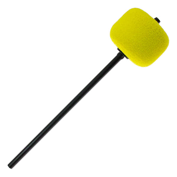206cky Bassdrum-Pedalschlägel Filz Gelb Schaft Schwarz